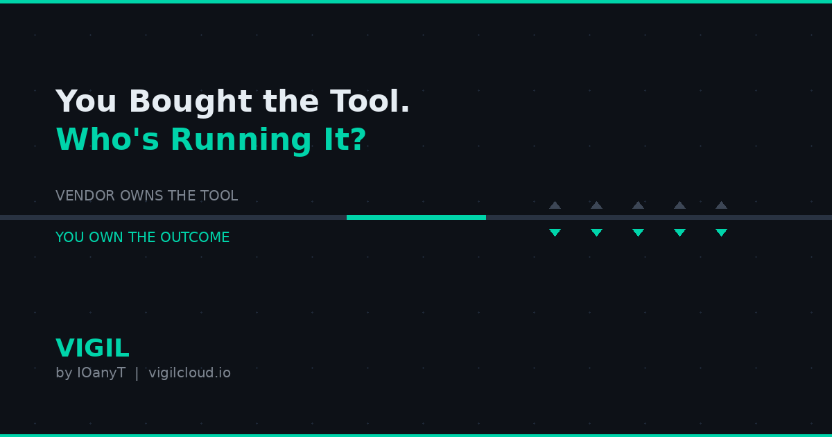 You Bought the Tool. Who's Running It?